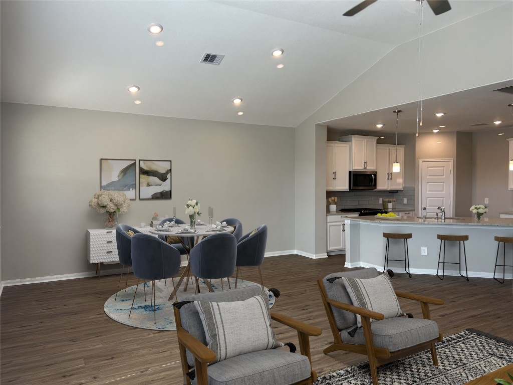 1314 Eagle Pass Drive Rosharon, TX 77583 - Photo 11 of 25 Virtual staging of the den and breakfast area