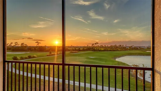a view of a lake with a mountain
