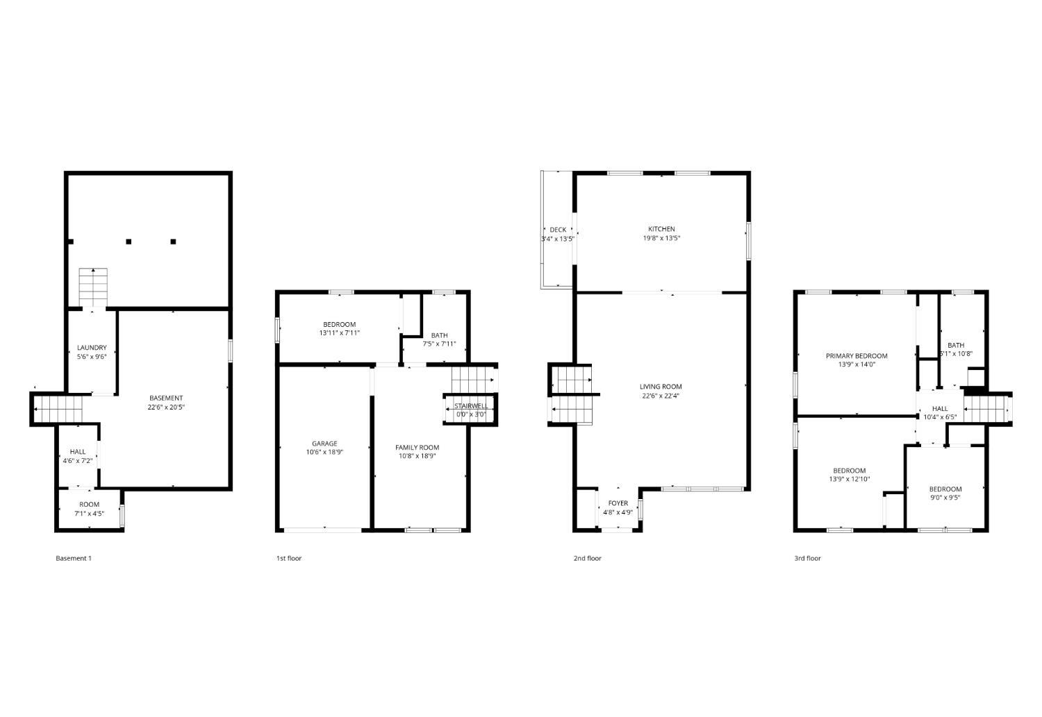 537 Ford Avenue Fords, NJ 08863 - Photo 35 of 35 a picture of a floor plan