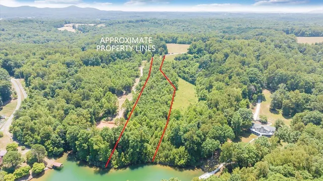 a view of a lush green field