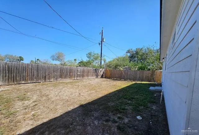 a backyard of a house