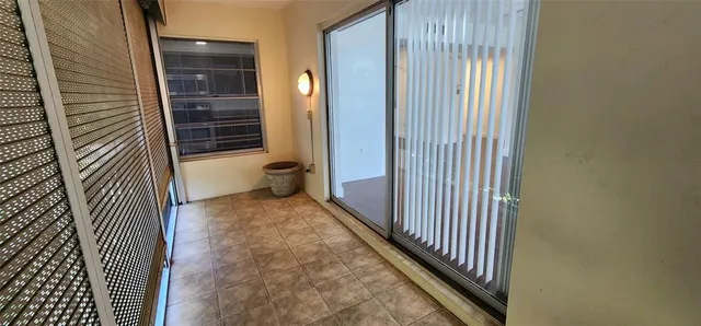 a view of a street from a balcony