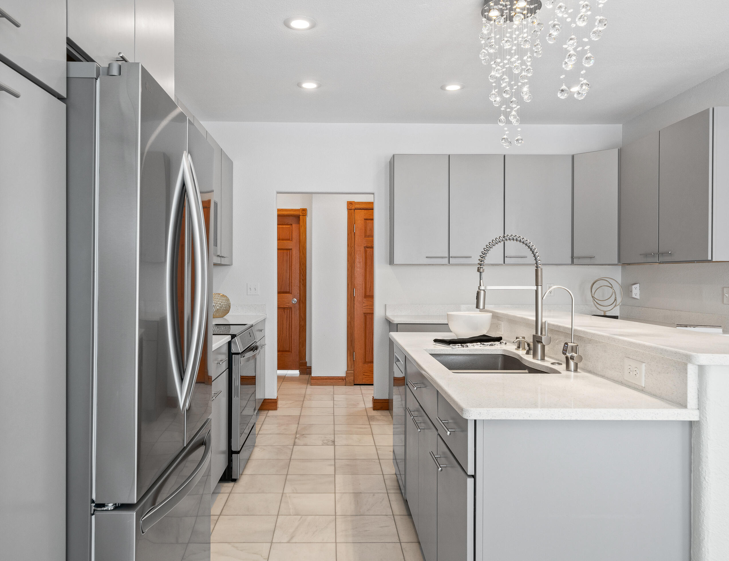 W4744 Briar Drive, Unit 41 Lafayette, WI 53121 - Photo 54 of 107 Island with Large Sink