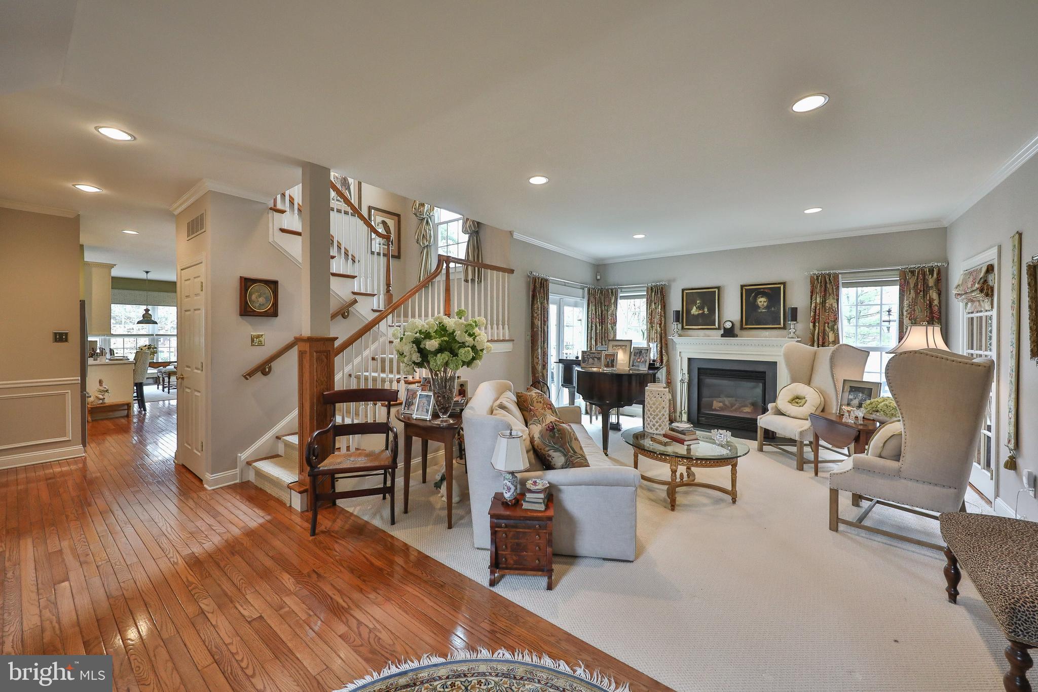 1298 Cedar Hill Road Ambler, PA 19002 - Photo 12 of 66 Large family room with fireplace