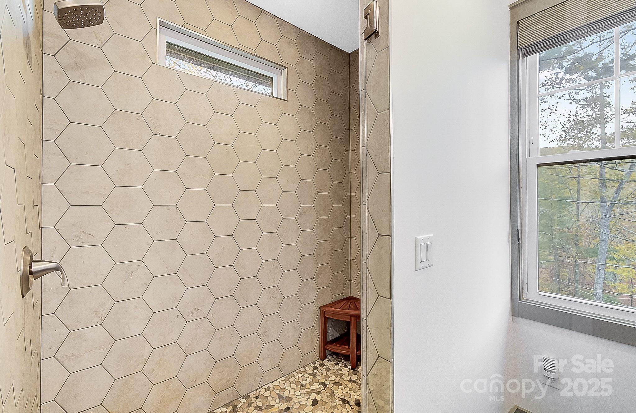 250 Judson Ridge Road Arden, NC 28704 - Photo 10 of 47 a bathroom with a shower curtain