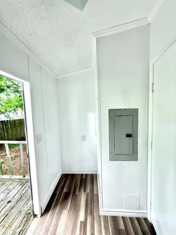 a view of front door