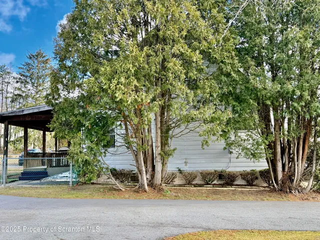 a view of swimming pool with tree s