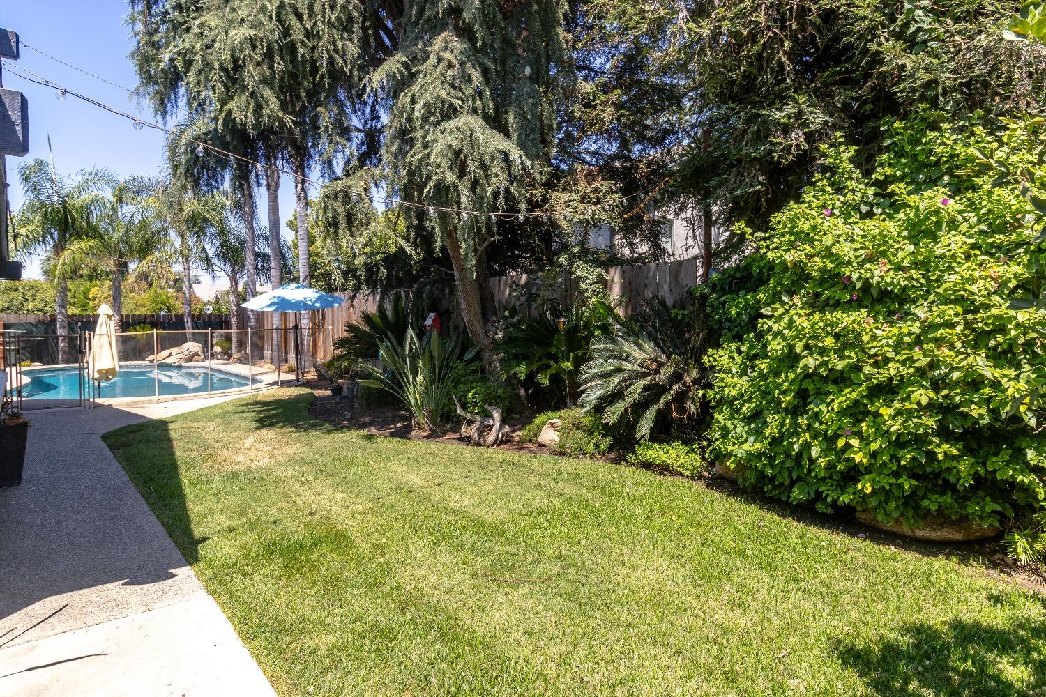1955 Alamos Avenue Clovis, CA 93611 - Photo 22 of 28 a view of swimming pool with a garden