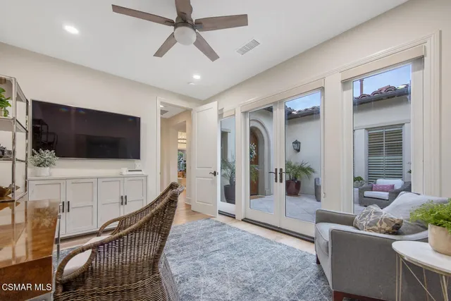 a view of an ocean and city