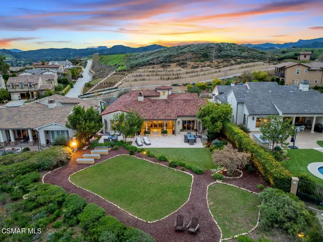 a view of a lake with a city