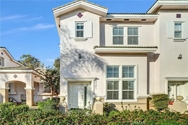 a front view of a building