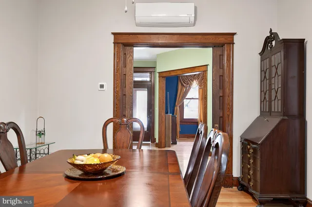 a bathroom with a sink and a shower curtain