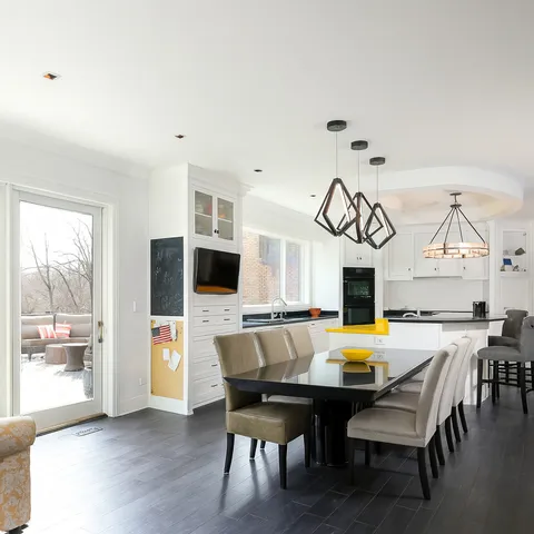 a view of outdoor space with swimming pool and yard