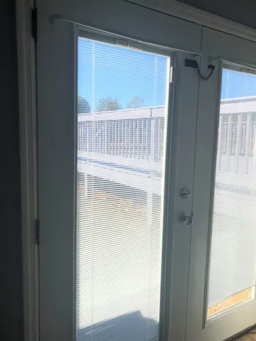 a view of front door