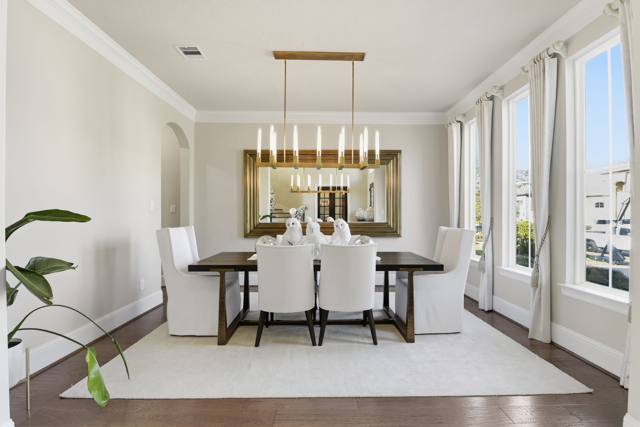 5811 Stratton Woods Dr Spring Spring, TX 77389 - Photo 9 of 38 a view of a dining room with furniture window and wooden floor