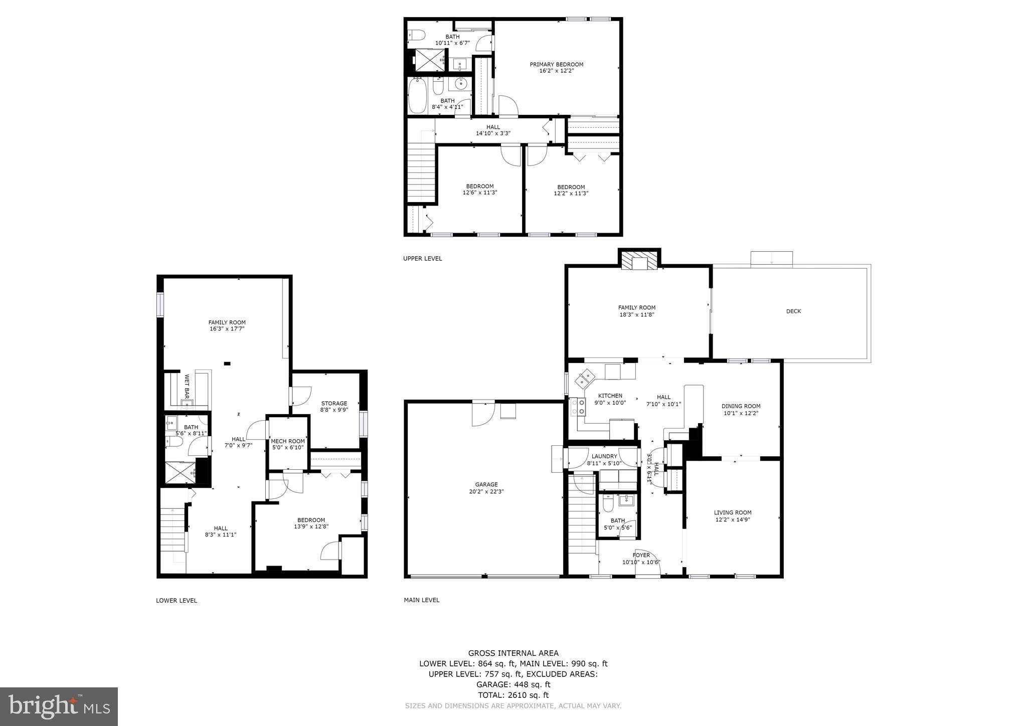 6721 Summer Rambo Court Columbia, MD 21045 - Photo 48 of 48 Floor Plan