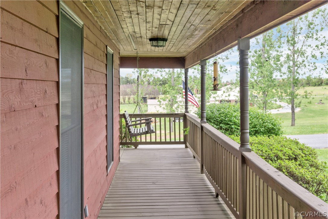 2661 Bibb Store Road Louisa, VA 23093 - Photo 4 of 35 a view of balcony with wooden floor