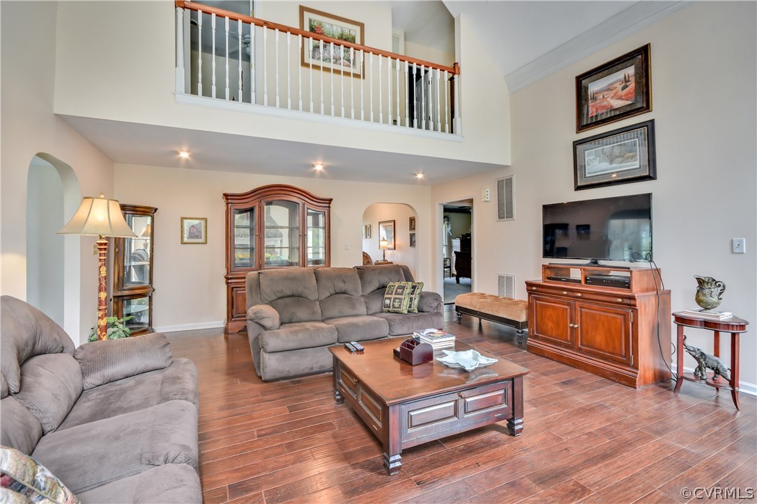 2661 Bibb Store Road Louisa, VA 23093 - Photo 9 of 35 a living room with furniture fireplace and wooden floor