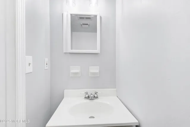 a bathroom with a sink
