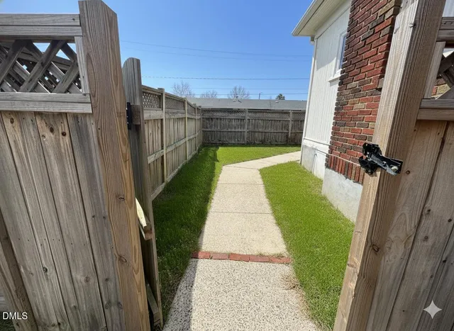 a view of outdoor space and yard