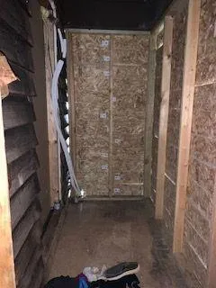 a view of front door of house