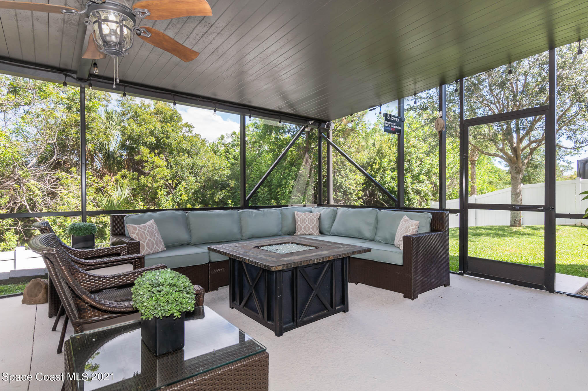 4175 Waterloo Place Melbourne, FL 32940 - Photo 10 of 49 a outdoor living space with furniture and garden view