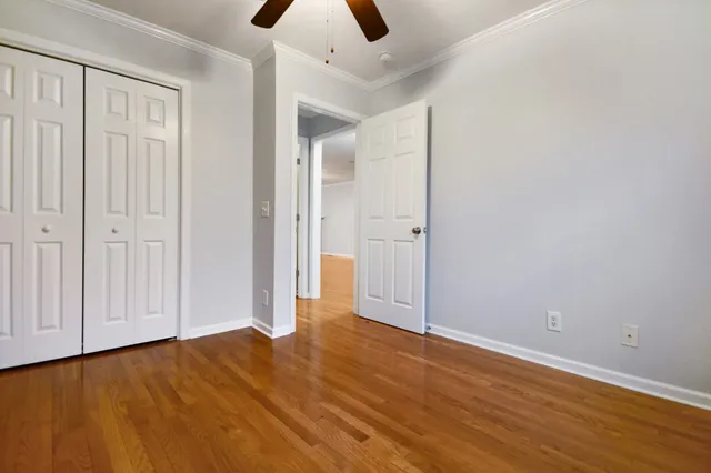 wooden floor in an empty room