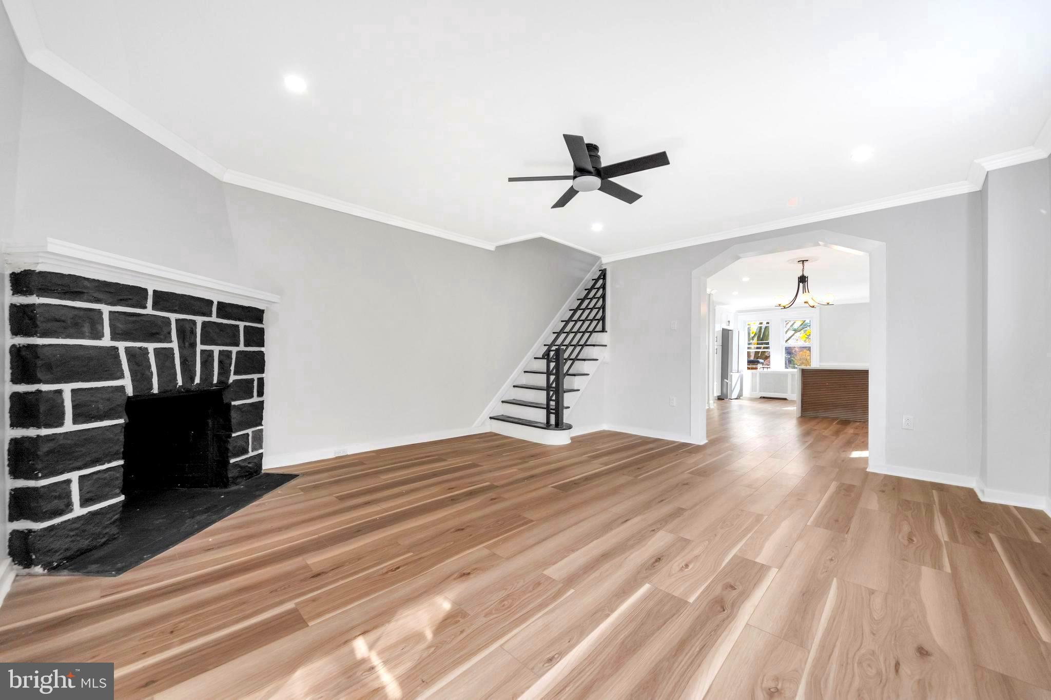 4938 State Road Drexel Hill, PA 19026 - Photo 4 of 38 a view of empty room with wooden floor and windows