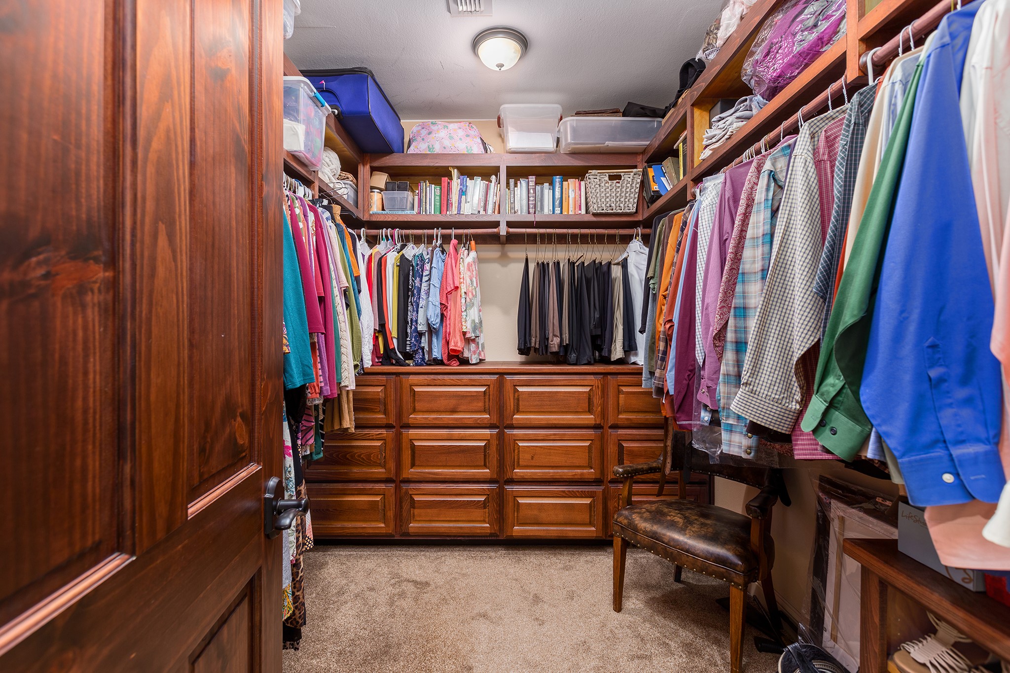 5848 Fm 1751 Bronson, TX 75930 - Photo 25 of 50 a view of walk in closet with clothes and shoes