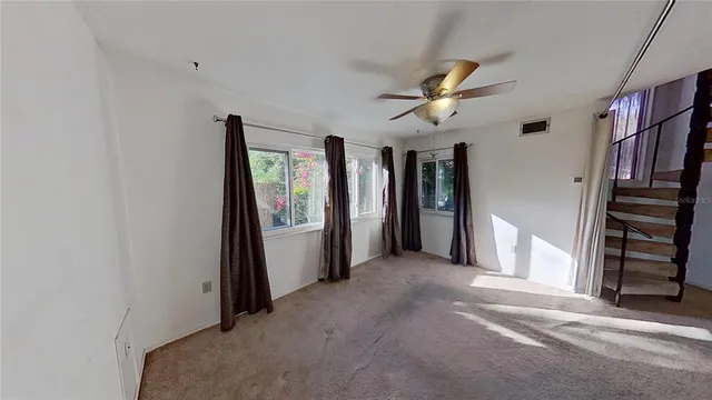 a view of a hallway with interior of the house