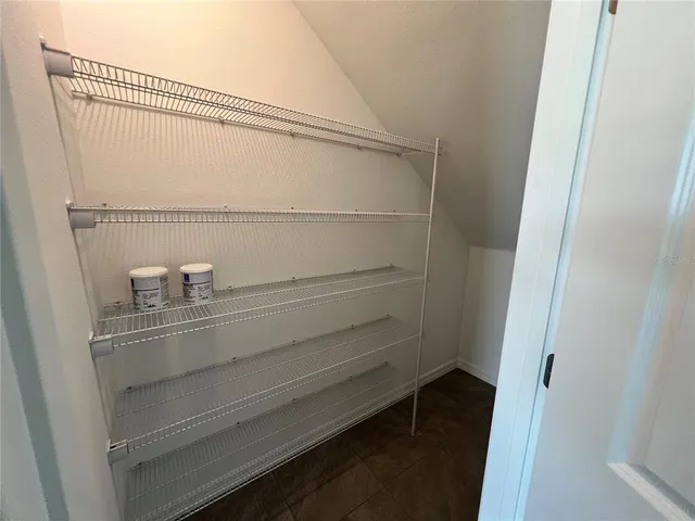 a close view of closet