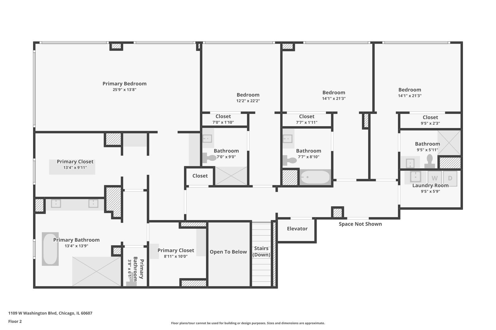 1109 West Washington Boulevard, Unit 8A Chicago, IL 60607 - Photo 50 of 51 a picture of a black and white photo