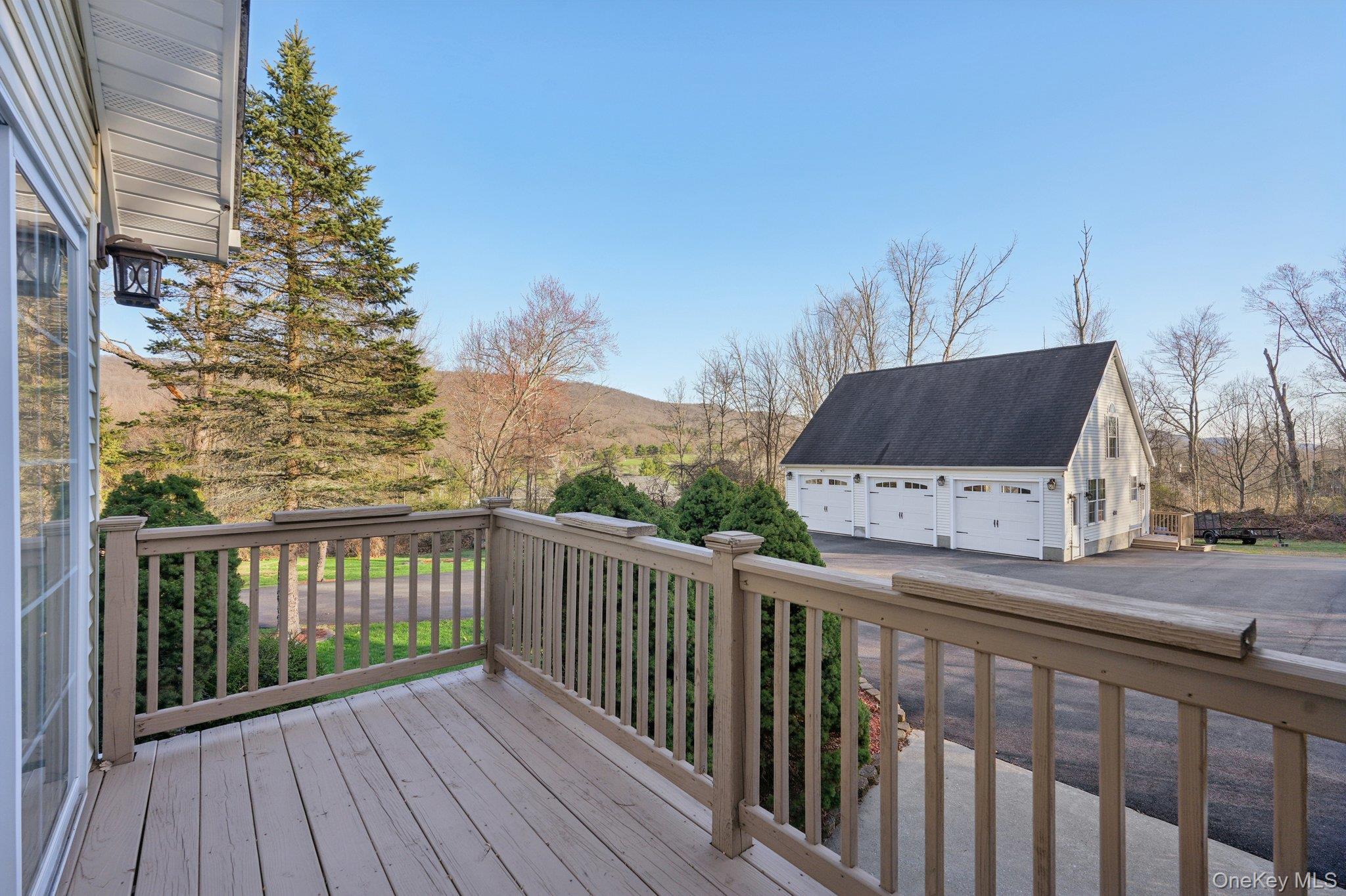 17 Pine Hill Road Highland Mills, NY 10930 - Photo 21 of 35 Wooden terrace featuring a mountain view