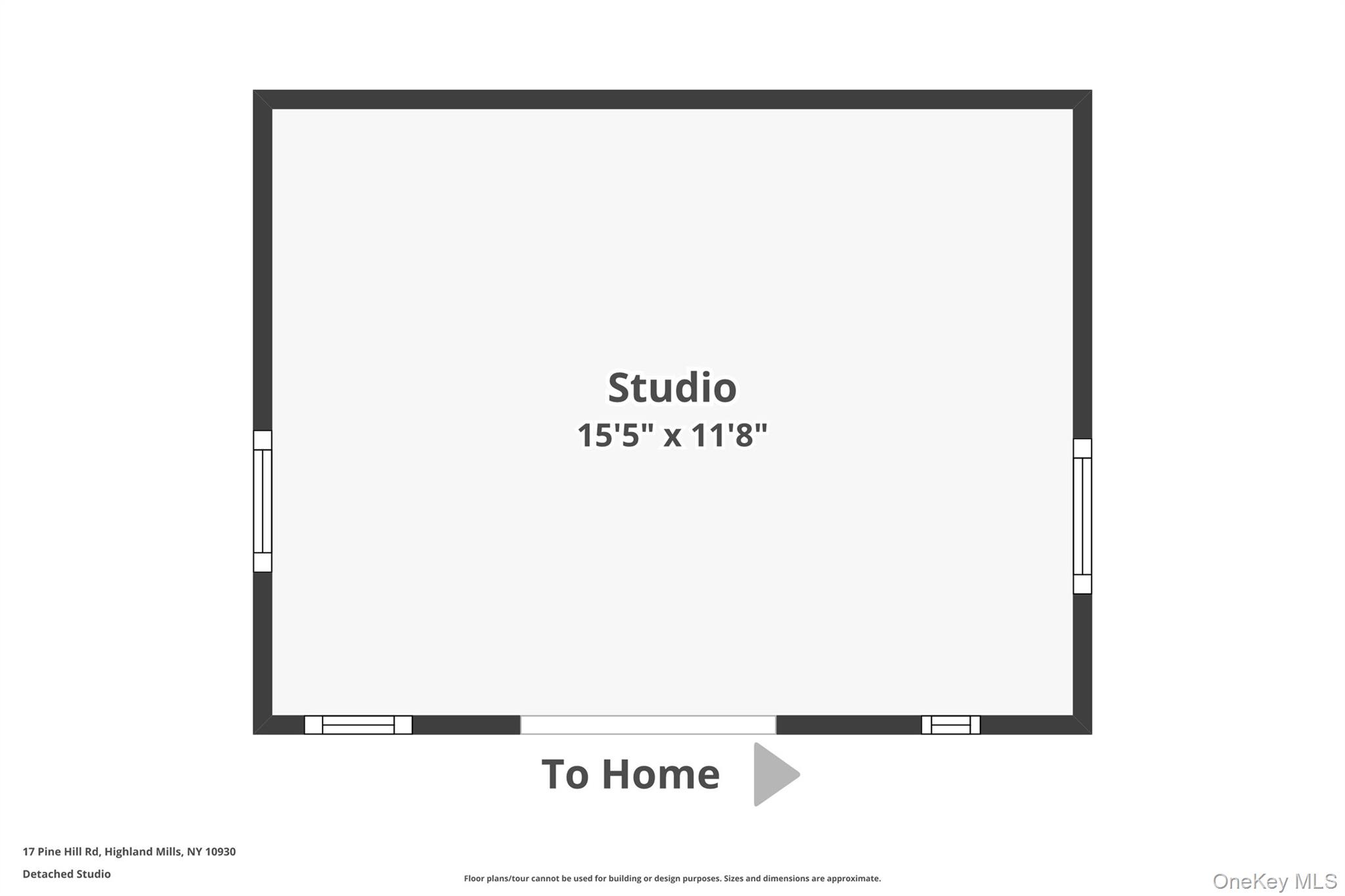 17 Pine Hill Road Highland Mills, NY 10930 - Photo 35 of 35 Studio floor plan