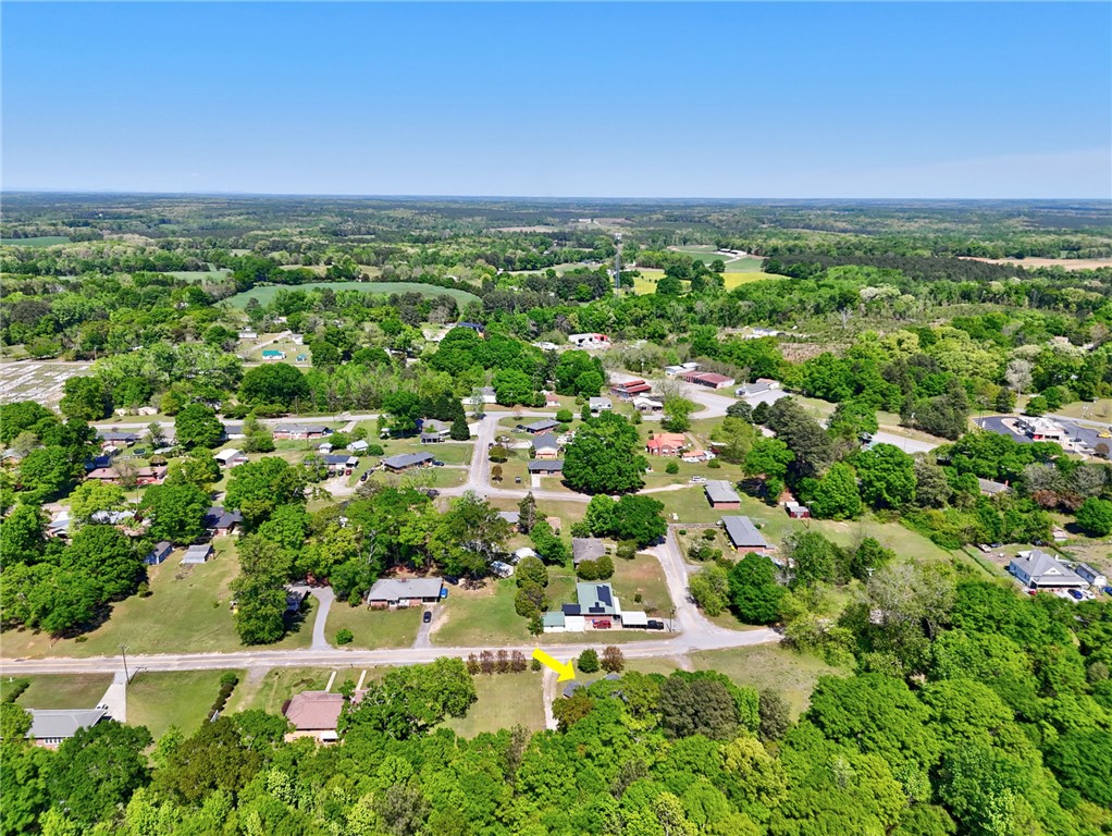 301 Clinkscales Street Iva, SC 29655 - Photo 33 of 36 An aerial view captures the vast expanse of this serene rural landscape.