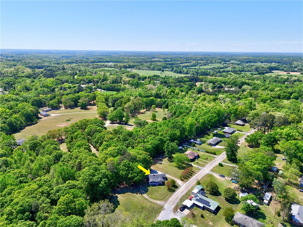 301 Clinkscales Street Iva, SC 29655 - Photo 36 of 36 An aerial view showcases a residential property nestled amidst expansive greenery.