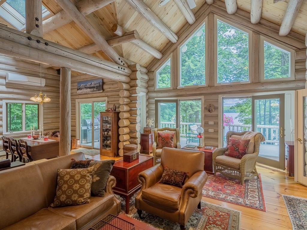 173 Malcolm Road Bridgton, ME 04009 - Photo 7 of 35 Open floor plan and glass doors to...