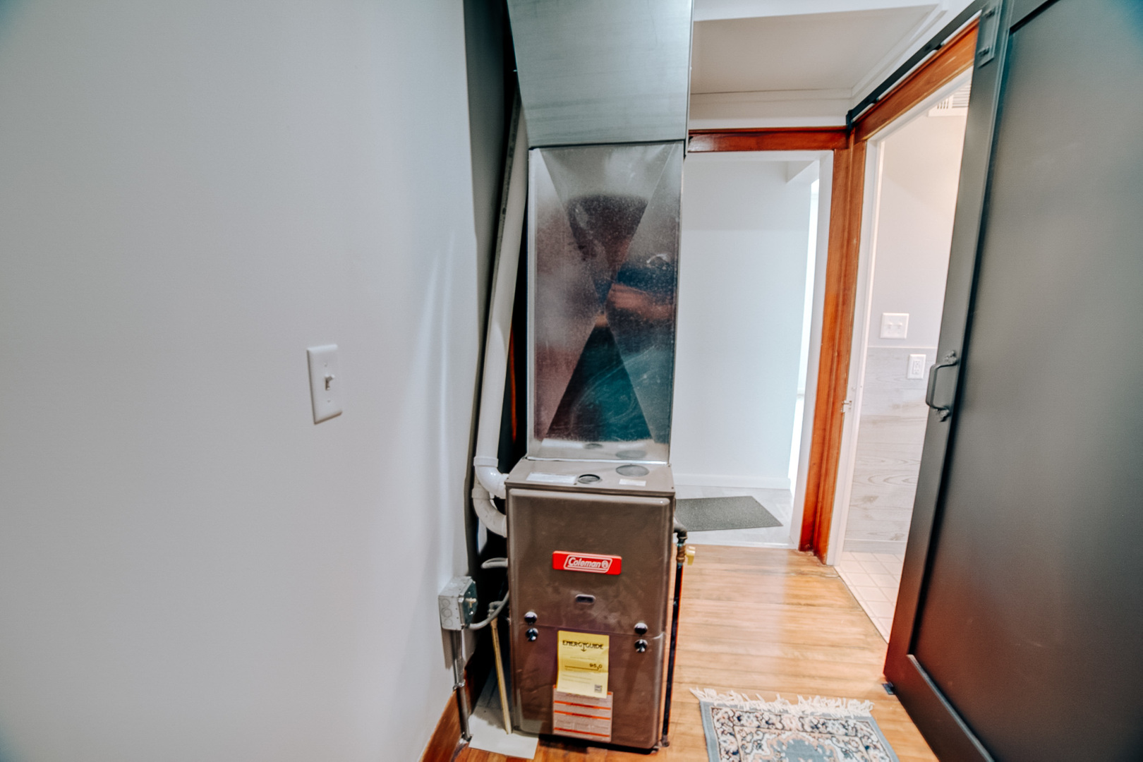 618 South Thomas Street Gilman, IL 60938 - Photo 37 of 38 a view of hallway with furniture and clothes