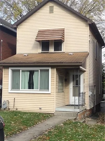 a view of a house with a small entryway