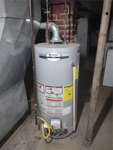 a close view of water heater