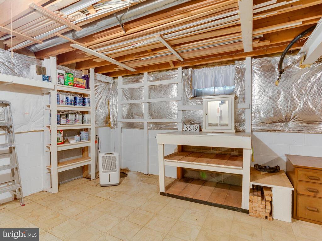 3619 Carrollton Road Upperco, MD 21155 - Photo 62 of 82 Large basement Storage Room/Workshop