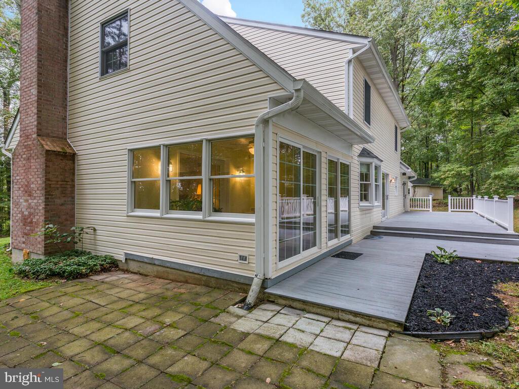 3619 Carrollton Road Upperco, MD 21155 - Photo 67 of 82 Brick paver patio outside the Sunroom