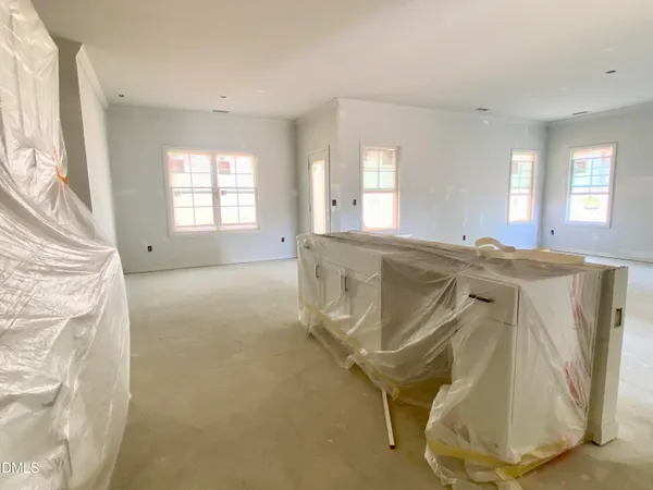 a view of walk in closet with window