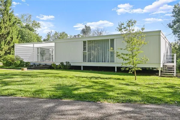 a house view with a sitting space