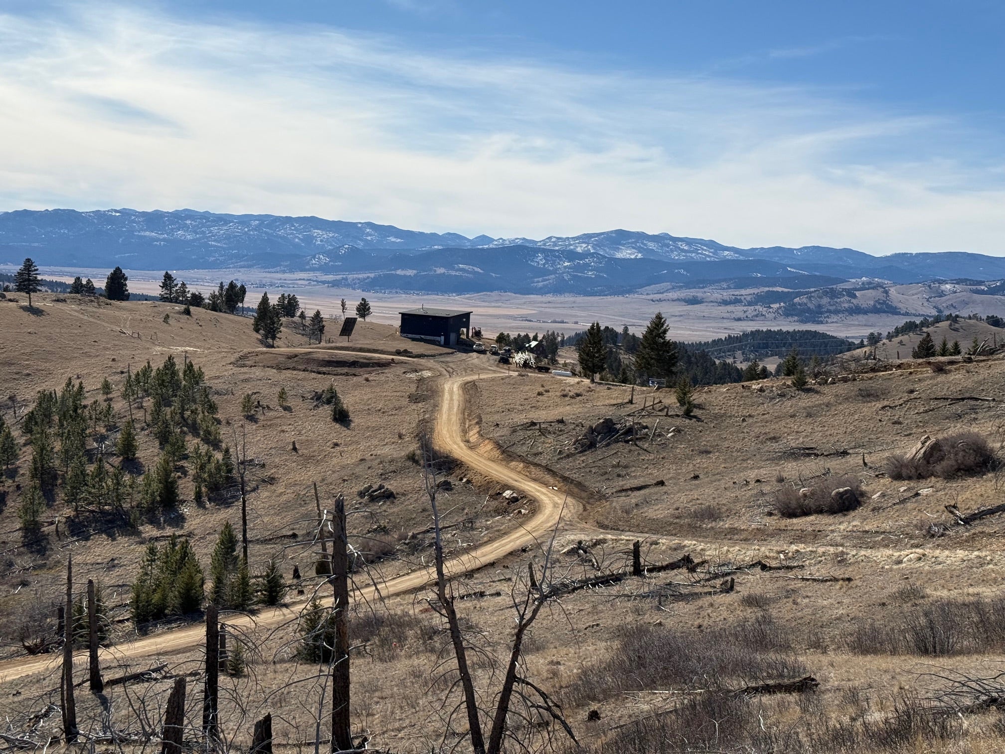 View to the SW