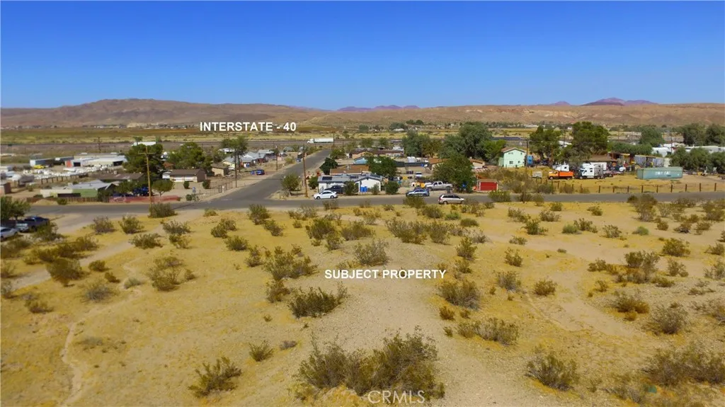 a view of city and mountain