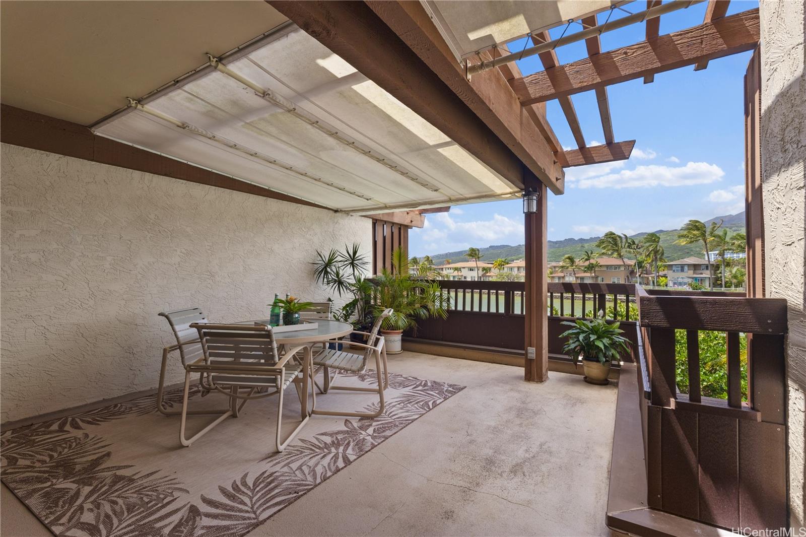 444 Lunalilo Home Road, Unit 123 Honolulu, HI 96825 - Photo 10 of 20 Large covered lanai to enjoy the marina - rain or shine!