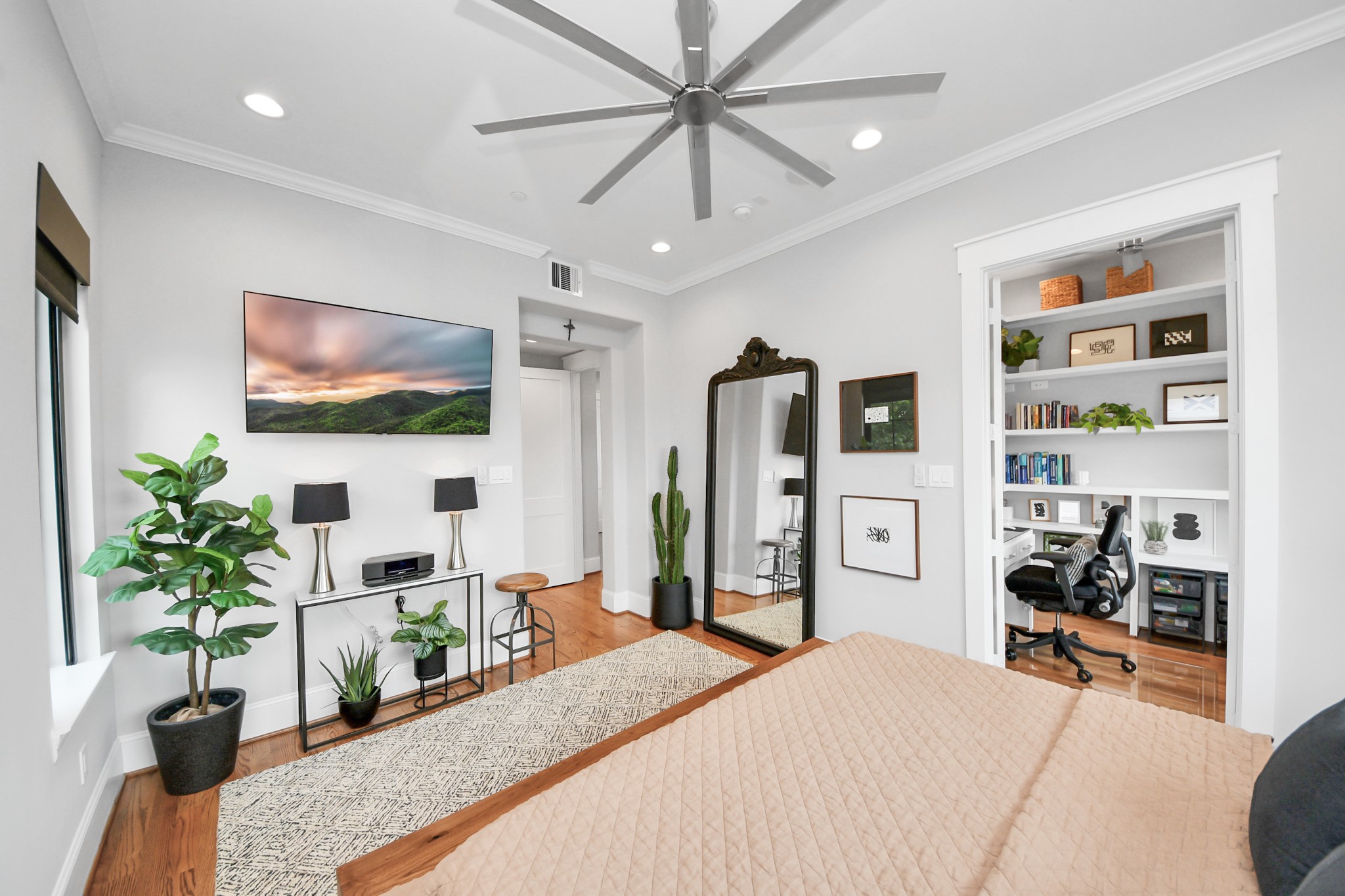 2765 Freund Street Houston, TX 77003 - Photo 22 of 44 Another view of the primary bedroom that leads into the adjacent office space.