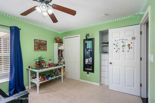 a room with toys and white walls