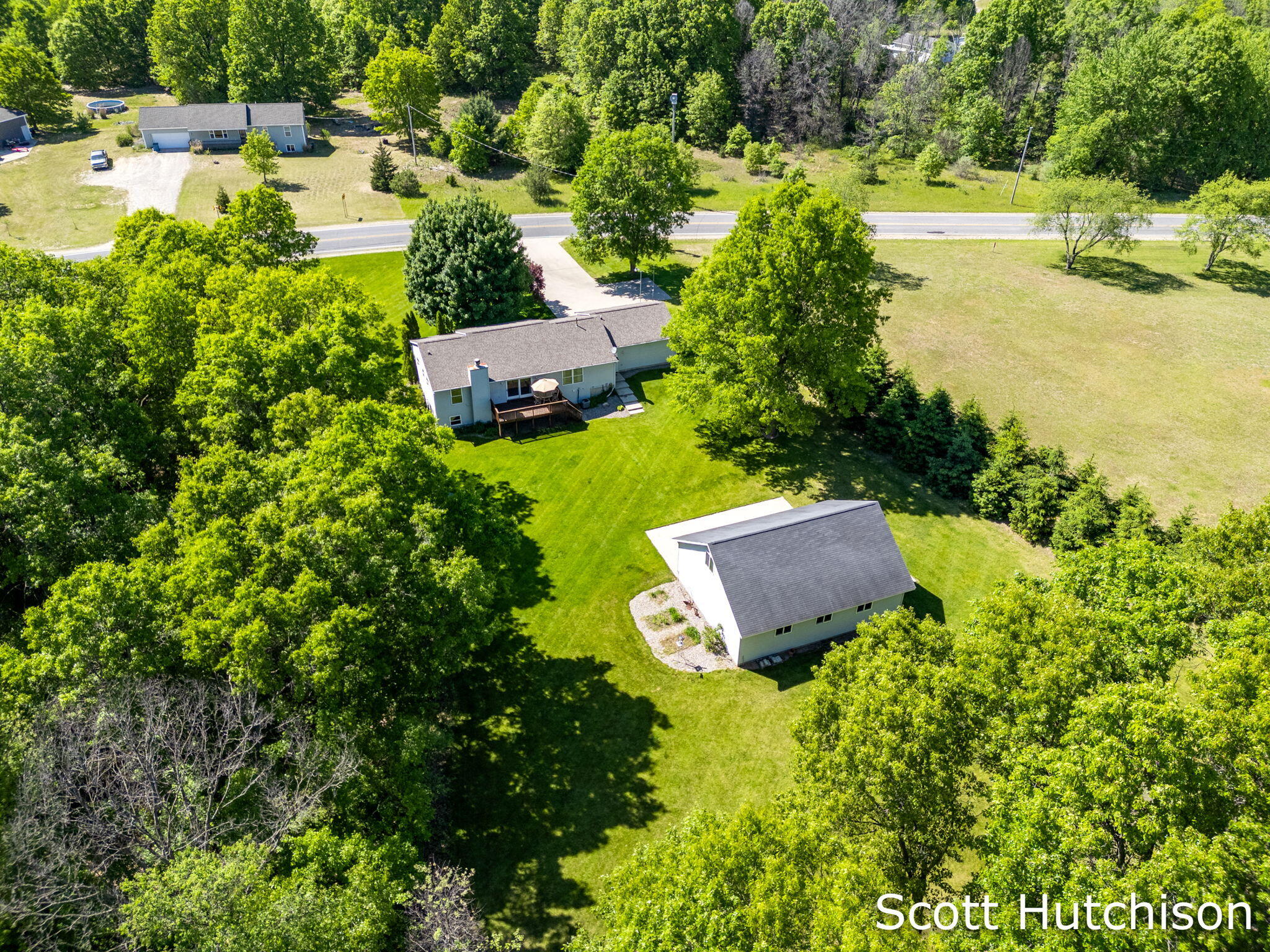 3439 Johnson Road Gowen, MI 49326 - Photo 43 of 53 10-web-or-mls-3439 Johnson Rd aerial-9